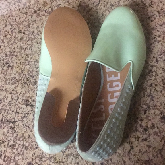 Kelsi Dagger Mint Green Loafers new - Picture 4 of 4